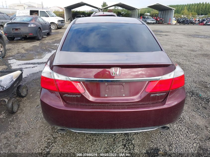 2015 HONDA ACCORD SEDAN SPORT - 1HGCR2F53FA196134