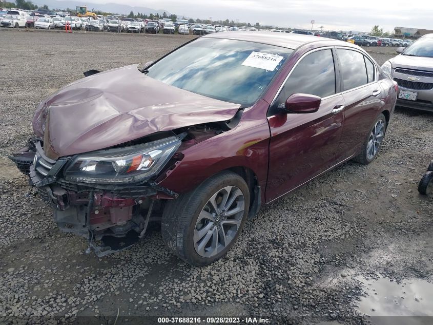 2015 HONDA ACCORD SEDAN SPORT - 1HGCR2F53FA196134