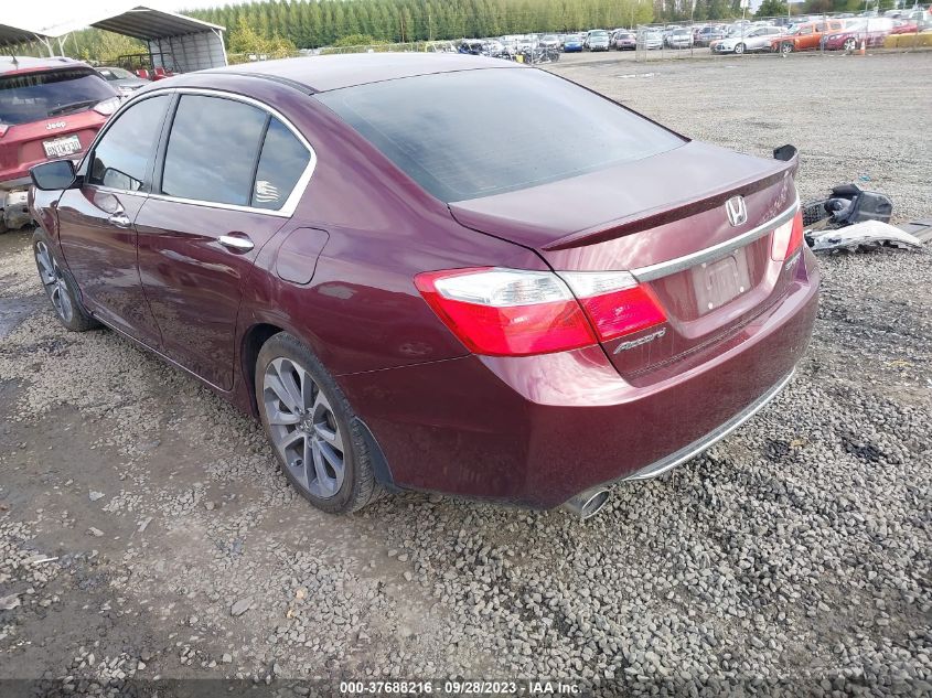 2015 HONDA ACCORD SEDAN SPORT - 1HGCR2F53FA196134