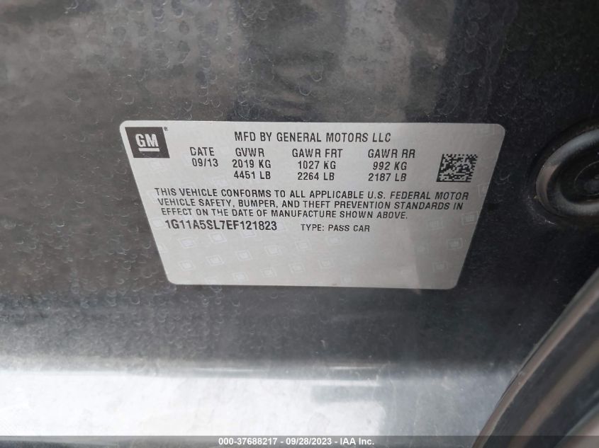 2014 CHEVROLET MALIBU LS - 1G11A5SL7EF121823