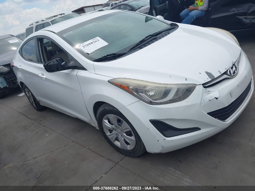 2016 HYUNDAI ELANTRA SE - 5NPDH4AE9GH725301