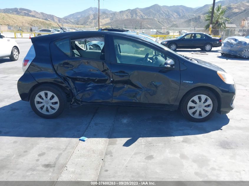 2013 TOYOTA PRIUS C ONE/TWO/THREE/FOUR - JTDKDTB36D1046552