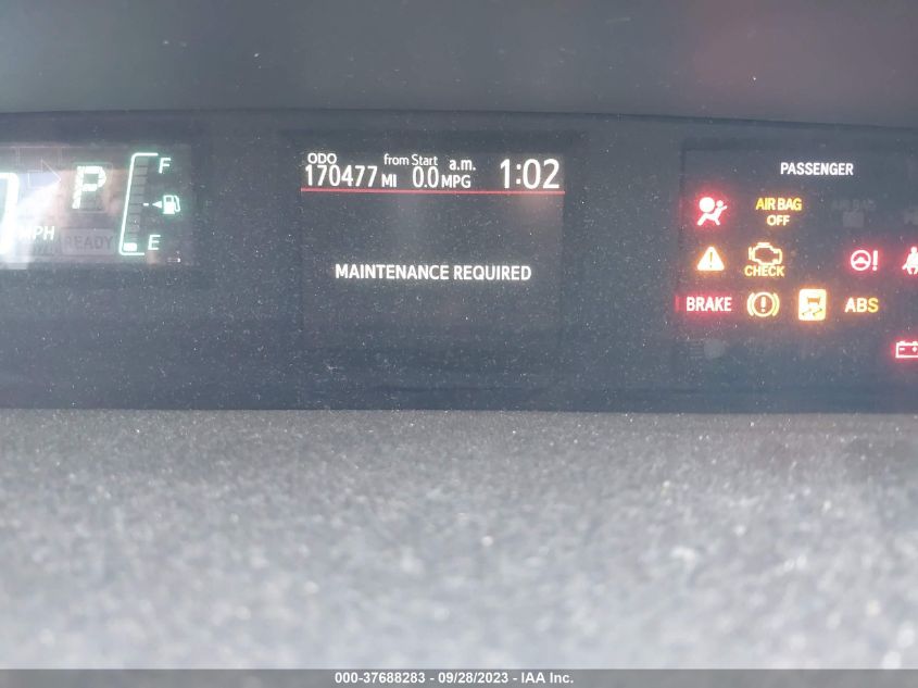 2013 TOYOTA PRIUS C ONE/TWO/THREE/FOUR - JTDKDTB36D1046552