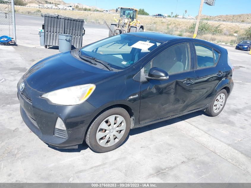 2013 TOYOTA PRIUS C ONE/TWO/THREE/FOUR - JTDKDTB36D1046552