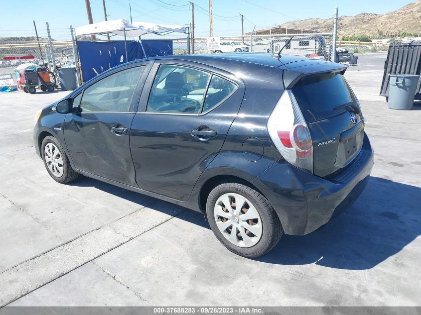 2013 TOYOTA PRIUS C ONE/TWO/THREE/FOUR - JTDKDTB36D1046552