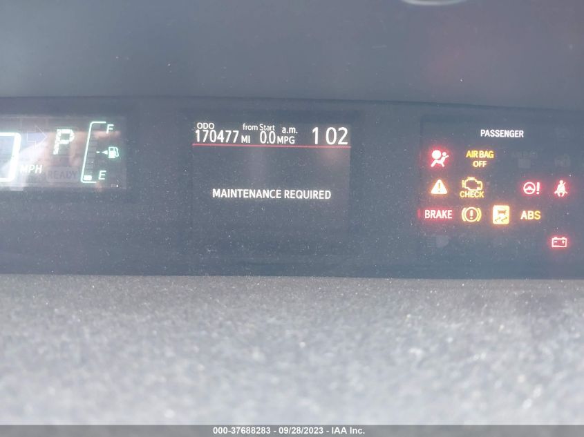 2013 TOYOTA PRIUS C ONE/TWO/THREE/FOUR - JTDKDTB36D1046552