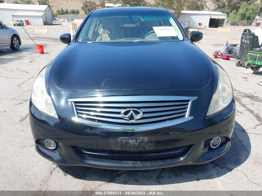 2013 INFINITI G37 SEDAN X JN1CV6AR9DM752442