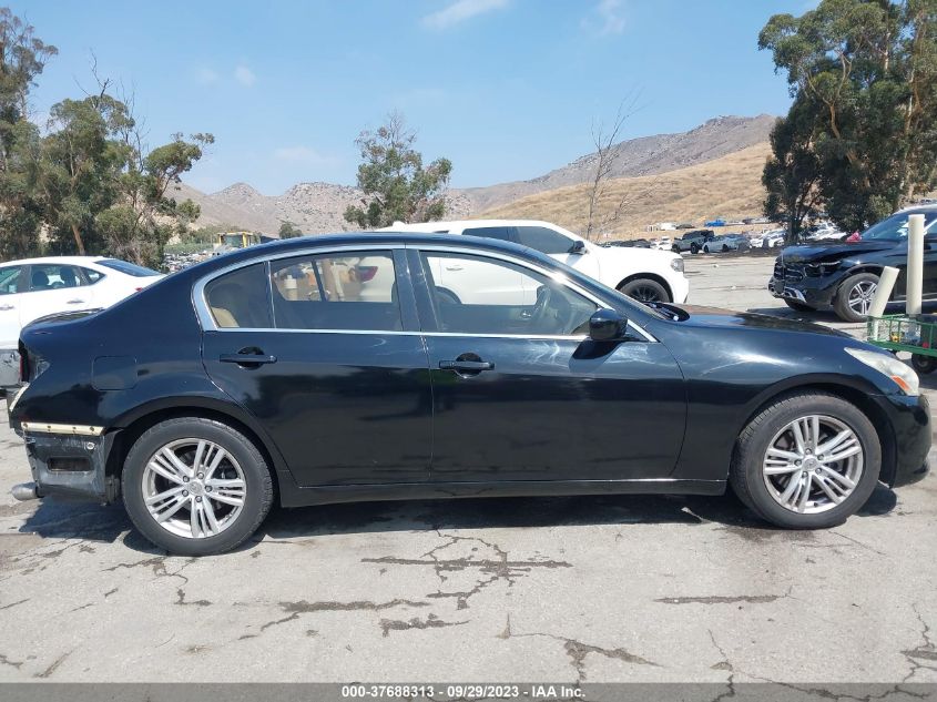 2013 INFINITI G37 SEDAN X JN1CV6AR9DM752442