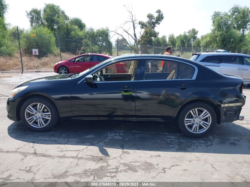 2013 INFINITI G37 SEDAN X JN1CV6AR9DM752442