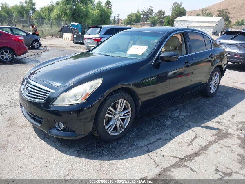 2013 INFINITI G37 SEDAN X JN1CV6AR9DM752442