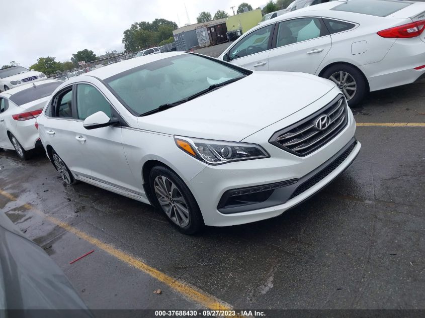 2015 HYUNDAI SONATA 2.4L SPORT - 5NPE34AF8FH037350