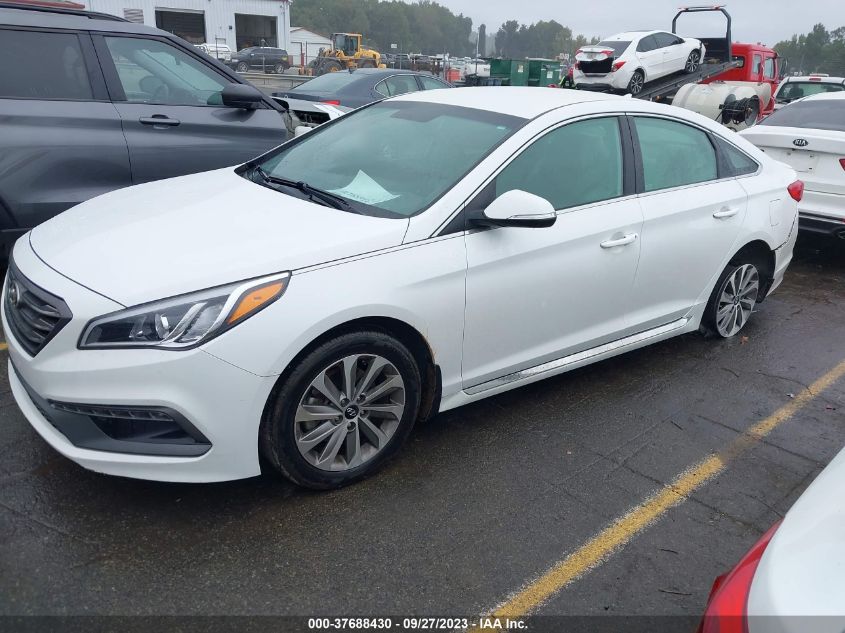 2015 HYUNDAI SONATA 2.4L SPORT - 5NPE34AF8FH037350