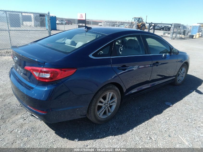 2015 HYUNDAI SONATA 2.4L SE - 5NPE24AF8FH127763