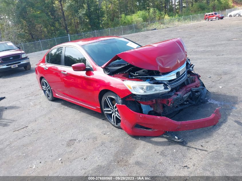 2017 HONDA ACCORD SEDAN SPORT SE - 1HGCR2F19HA127058