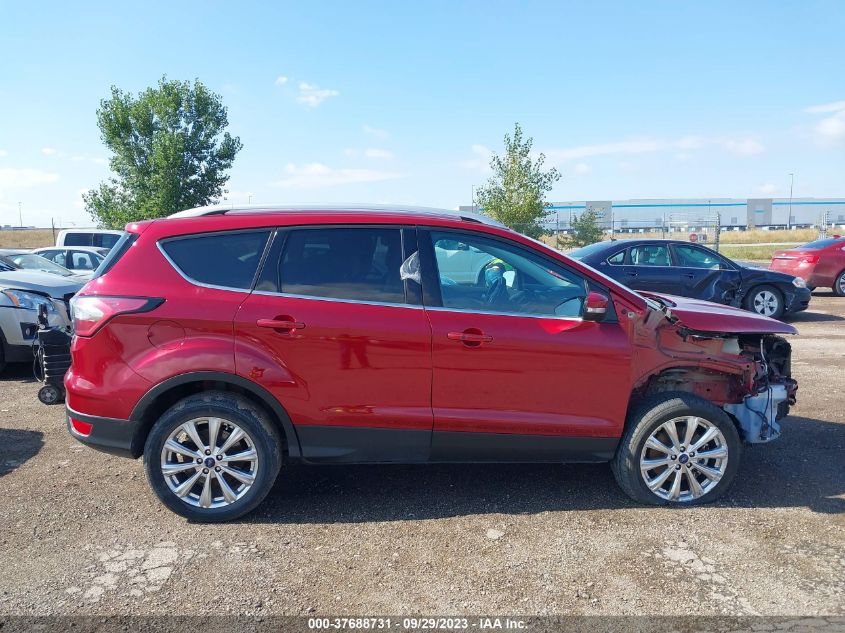 2017 FORD ESCAPE TITANIUM - 1FMCU9JD6HUD85135