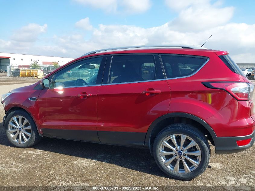 2017 FORD ESCAPE TITANIUM - 1FMCU9JD6HUD85135