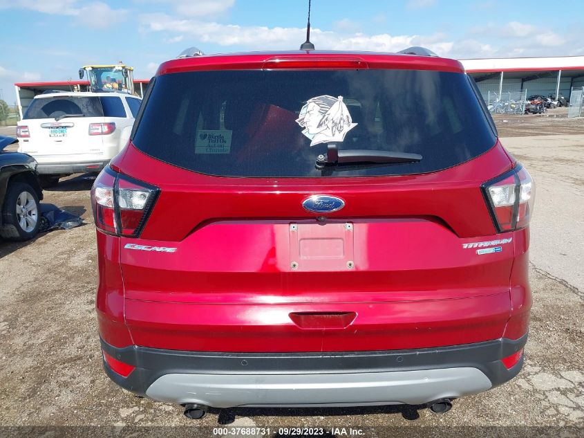 2017 FORD ESCAPE TITANIUM - 1FMCU9JD6HUD85135