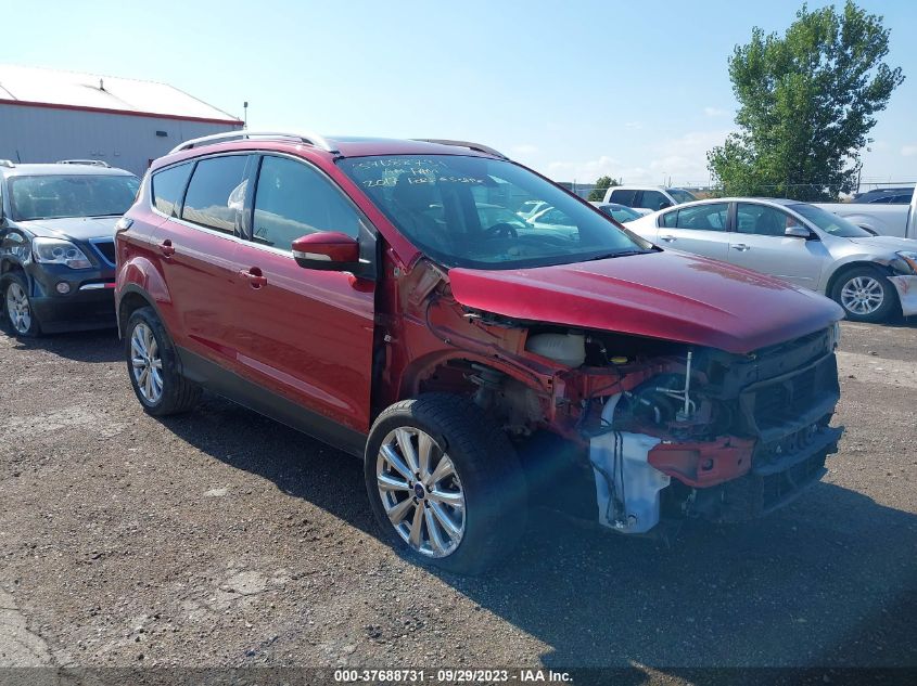 2017 FORD ESCAPE TITANIUM - 1FMCU9JD6HUD85135