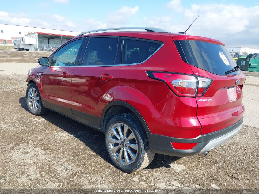 2017 FORD ESCAPE TITANIUM - 1FMCU9JD6HUD85135