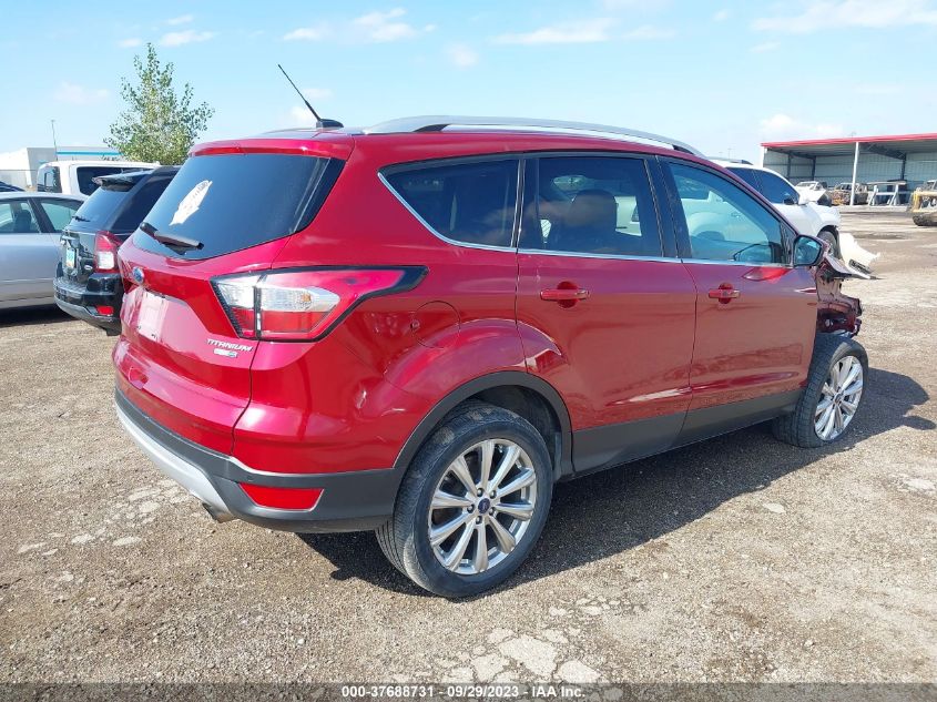 2017 FORD ESCAPE TITANIUM - 1FMCU9JD6HUD85135