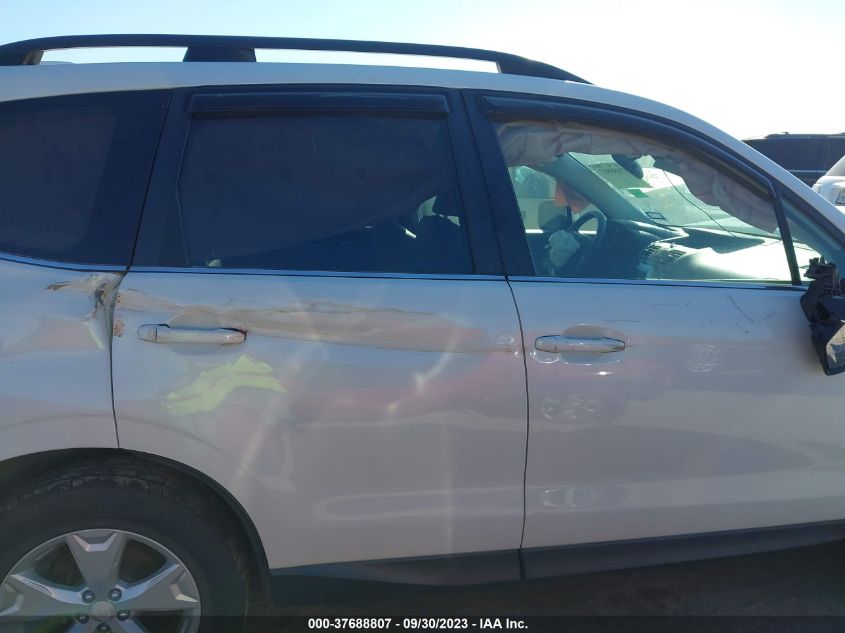 2016 SUBARU FORESTER 2.5I LIMITED - JF2SJAKC8GH485214