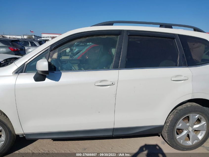 2016 SUBARU FORESTER 2.5I LIMITED - JF2SJAKC8GH485214