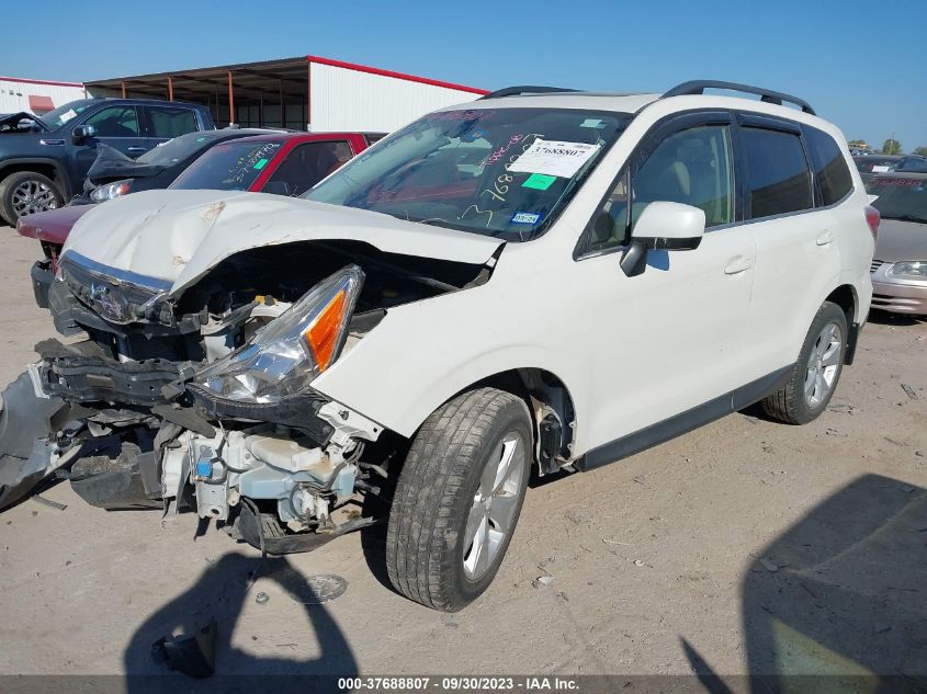 2016 SUBARU FORESTER 2.5I LIMITED - JF2SJAKC8GH485214
