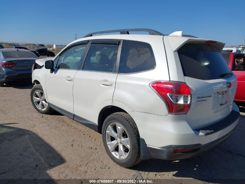 2016 SUBARU FORESTER 2.5I LIMITED - JF2SJAKC8GH485214
