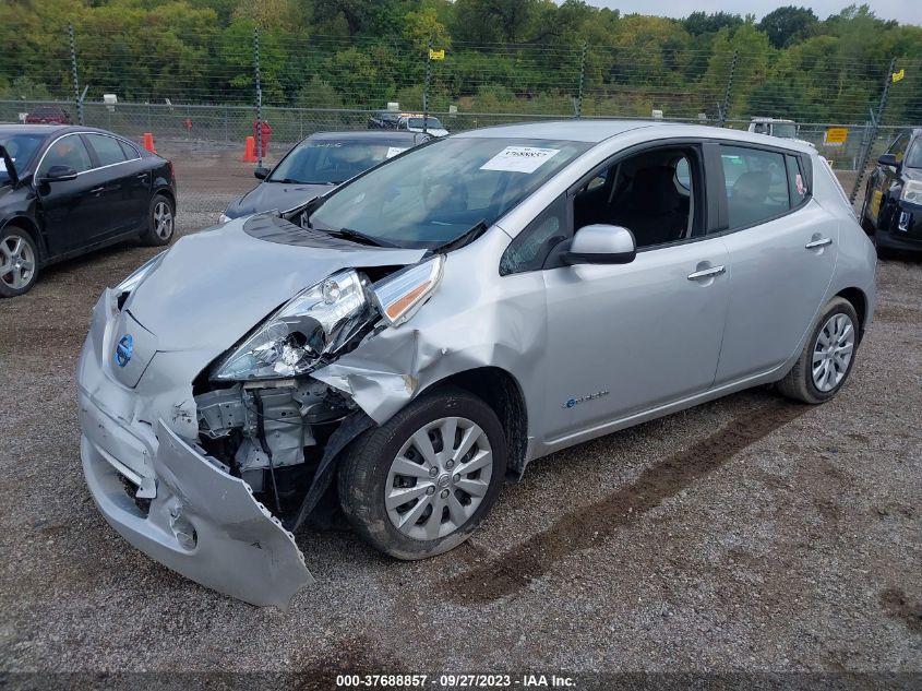 VIN 1N4BZ0CP8HC309786 2017 NISSAN LEAF S