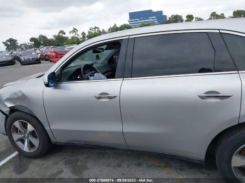 2014 ACURA MDX - 5FRYD3H22EB004105