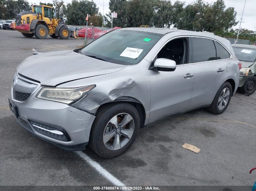 2014 ACURA MDX - 5FRYD3H22EB004105