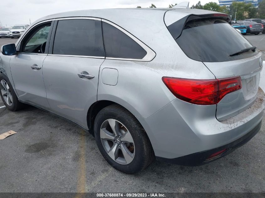 2014 ACURA MDX - 5FRYD3H22EB004105