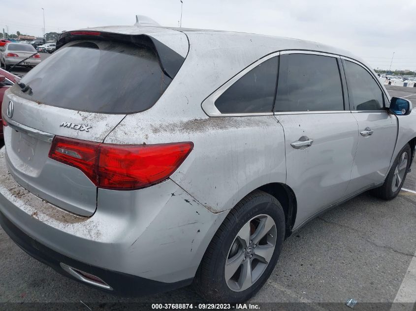 2014 ACURA MDX - 5FRYD3H22EB004105