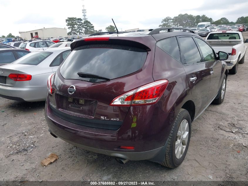 2013 NISSAN MURANO SL - JN8AZ1MW9DW320200