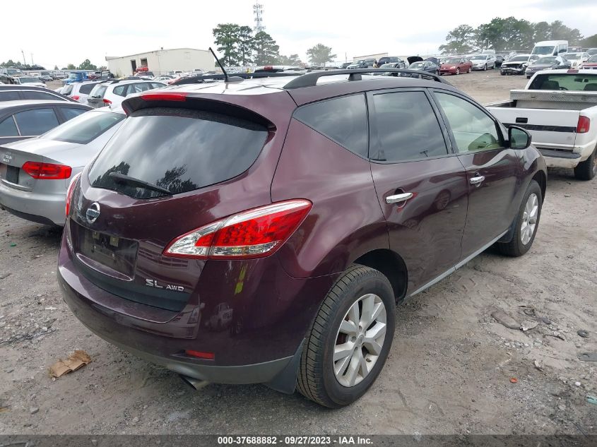 2013 NISSAN MURANO SL - JN8AZ1MW9DW320200