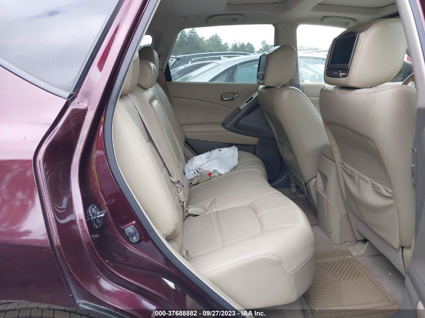 2013 NISSAN MURANO SL - JN8AZ1MW9DW320200