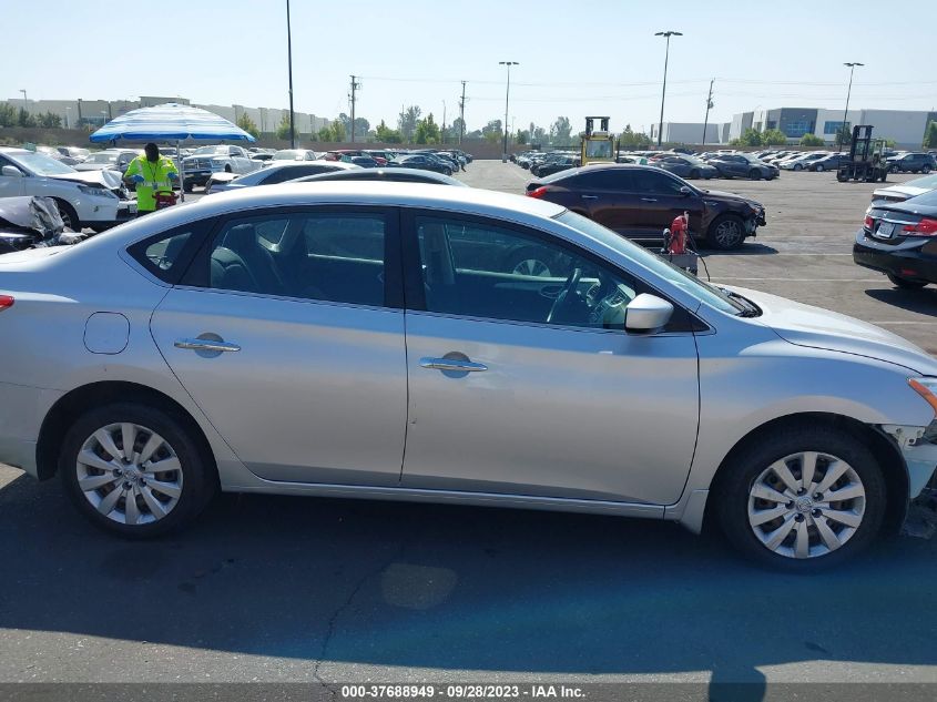 2015 NISSAN SENTRA S - 3N1AB7AP0FY290504