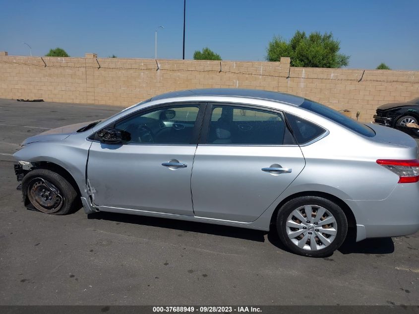 2015 NISSAN SENTRA S - 3N1AB7AP0FY290504