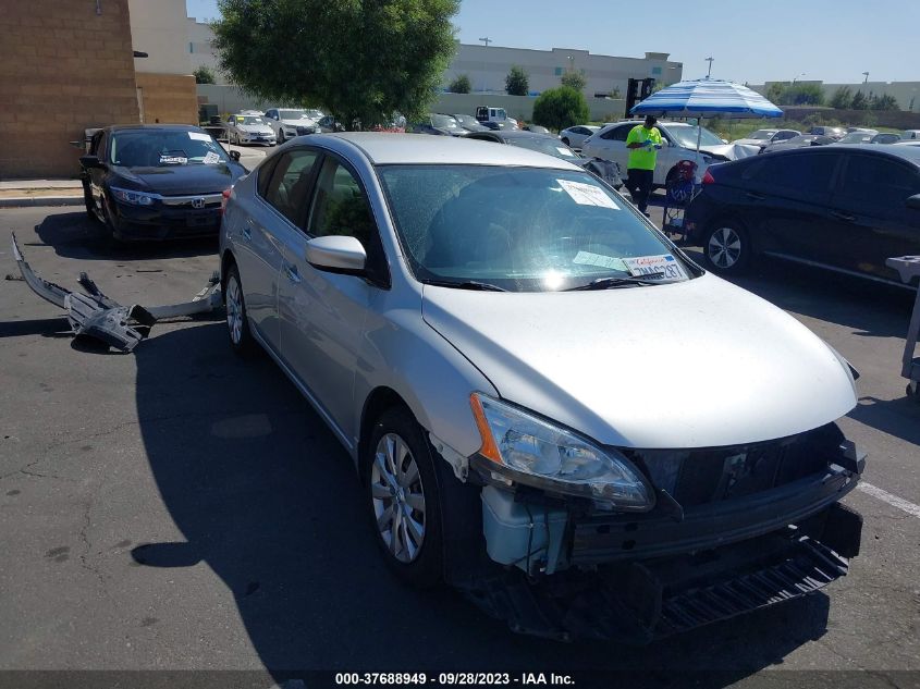 2015 NISSAN SENTRA S - 3N1AB7AP0FY290504