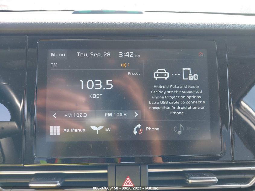 2020 KIA NIRO EV EX KNDCC3LG5L5081437