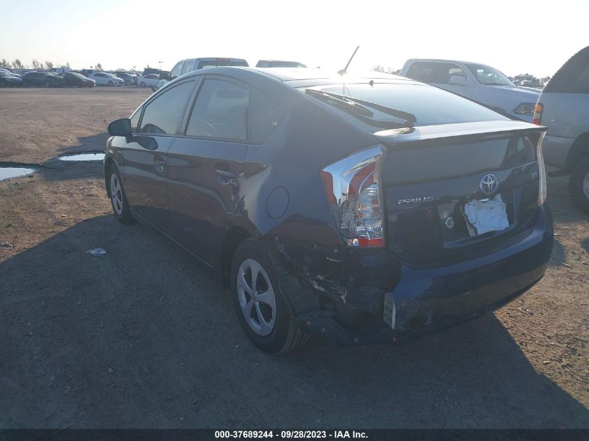 2013 TOYOTA PRIUS ONE/TWO/THREE/FOUR/FIVE - JTDKN3DU5D1705434