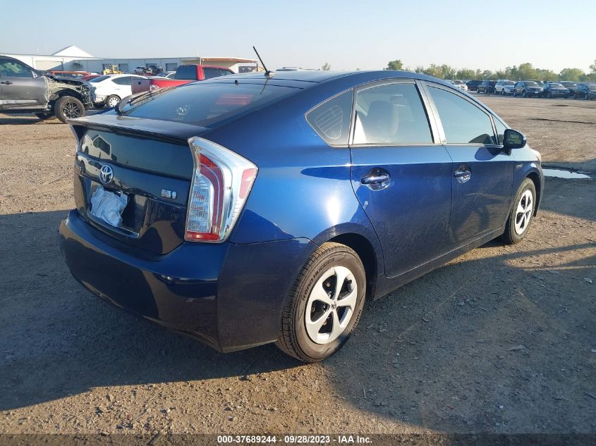 2013 TOYOTA PRIUS ONE/TWO/THREE/FOUR/FIVE - JTDKN3DU5D1705434