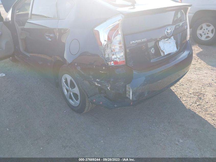 2013 TOYOTA PRIUS ONE/TWO/THREE/FOUR/FIVE - JTDKN3DU5D1705434