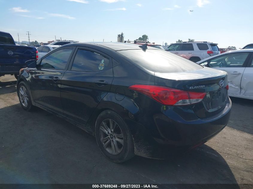 2013 HYUNDAI ELANTRA GLS PZEV - KMHDH4AE9DU589071
