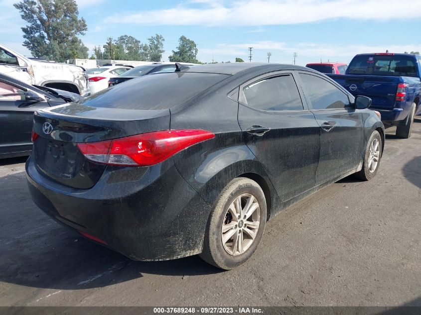 2013 HYUNDAI ELANTRA GLS PZEV - KMHDH4AE9DU589071