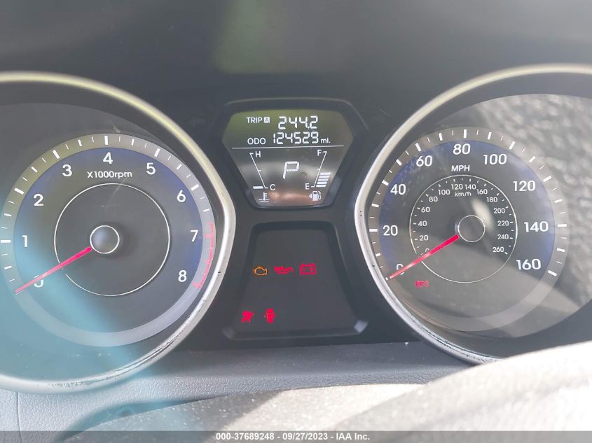 2013 HYUNDAI ELANTRA GLS PZEV - KMHDH4AE9DU589071