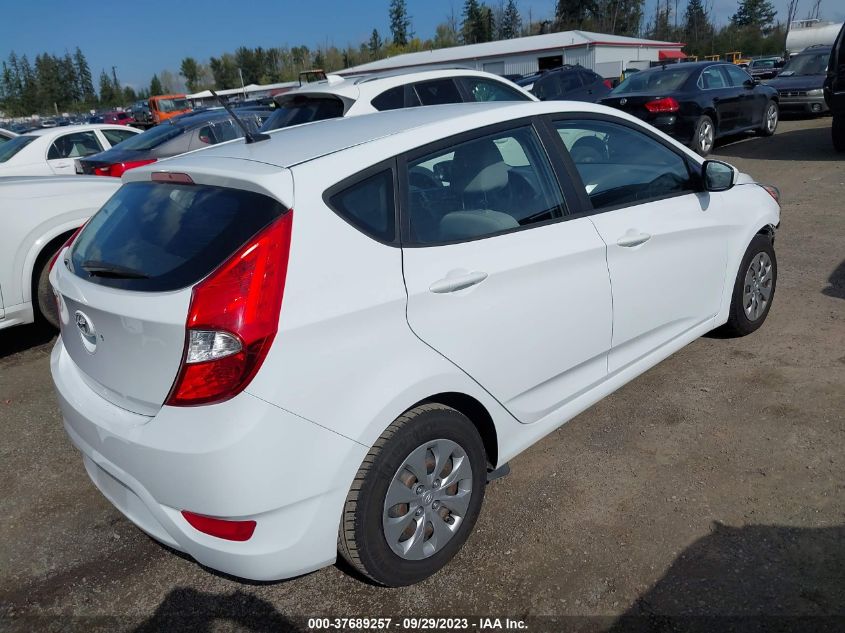 2017 HYUNDAI ACCENT SE - KMHCT5AE1HU310685