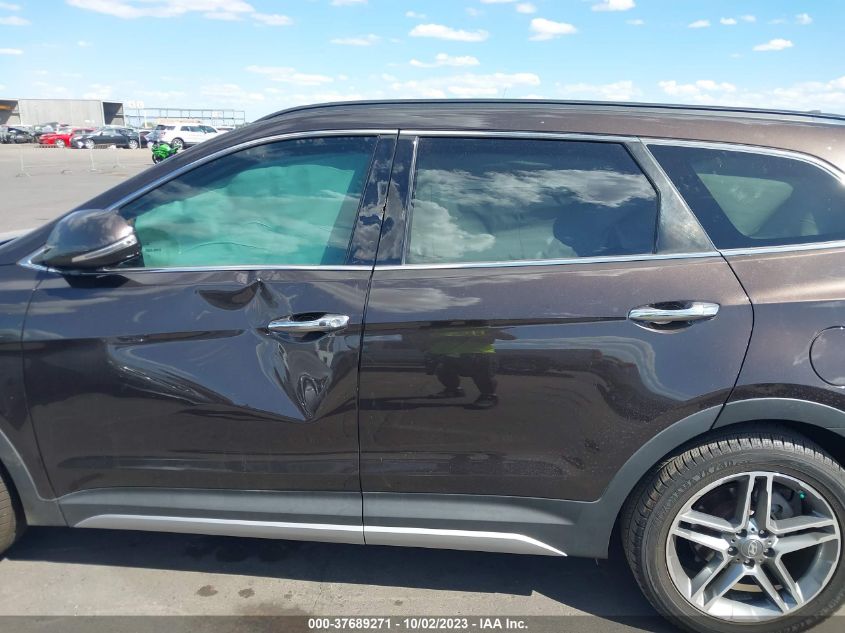 2017 HYUNDAI SANTA FE LIMITED ULTIMATE - KM8SR4HFXHU170901