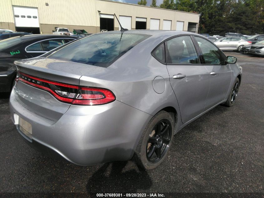 2016 DODGE DART SE - 1C3CDFAA0GD555825