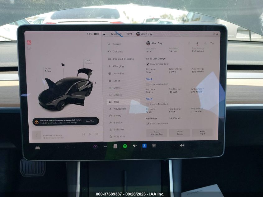 2020 TESLA MODEL 3 STANDARD RANGE - 5YJ3E1EA9LF630028